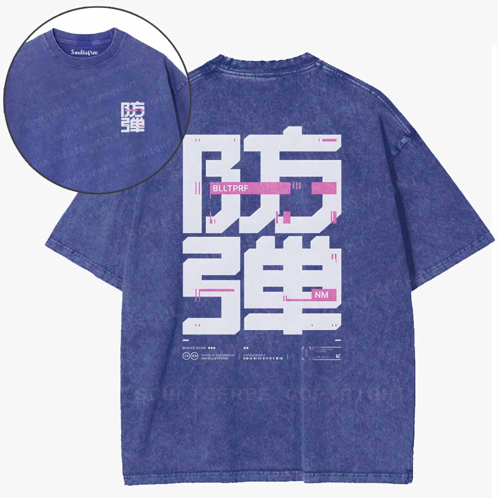 Soulisfree  Digital Fortress Washed Tee