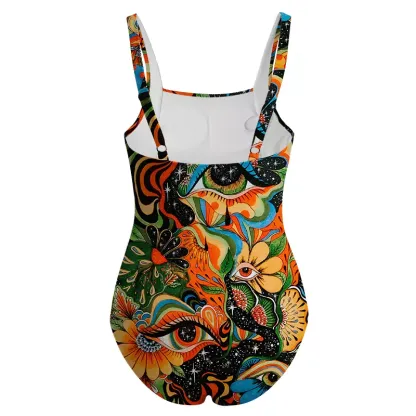 Soulisfree Floral Mirage One‑Piece Swimsuit