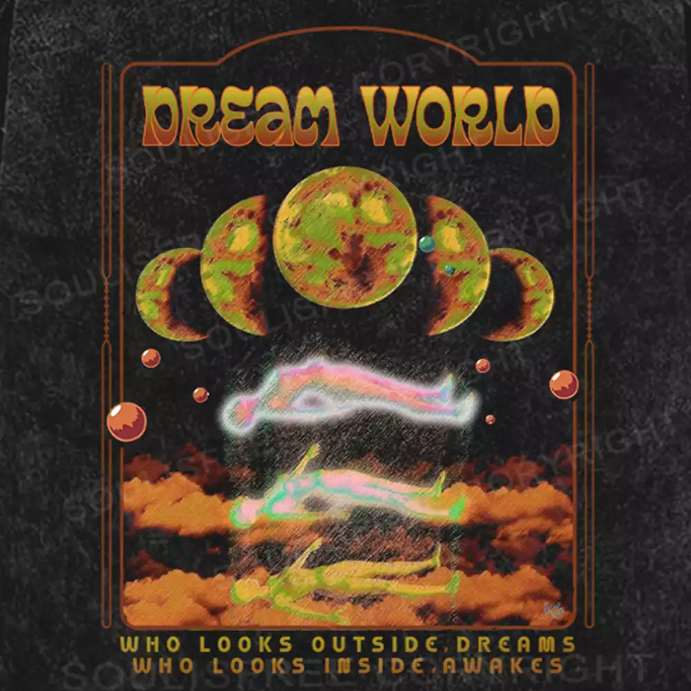Dream World Washed Space T-shirt