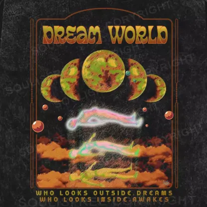 Dream World Washed Space T-shirt