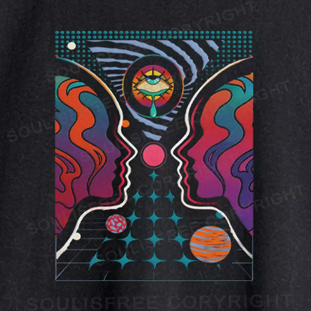 Look Within Asymmetrical Top With Side Drawstring