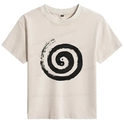 The Cycle Of Life Basic Washed T-shirt