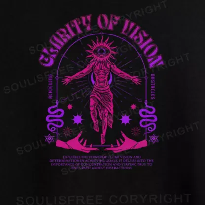 GLARITY OF VISION Washed Crop T-shirt