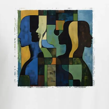 Great Thinker Washed Cropped Sweatshirt Block Raglan Long Sleeve Crop Top