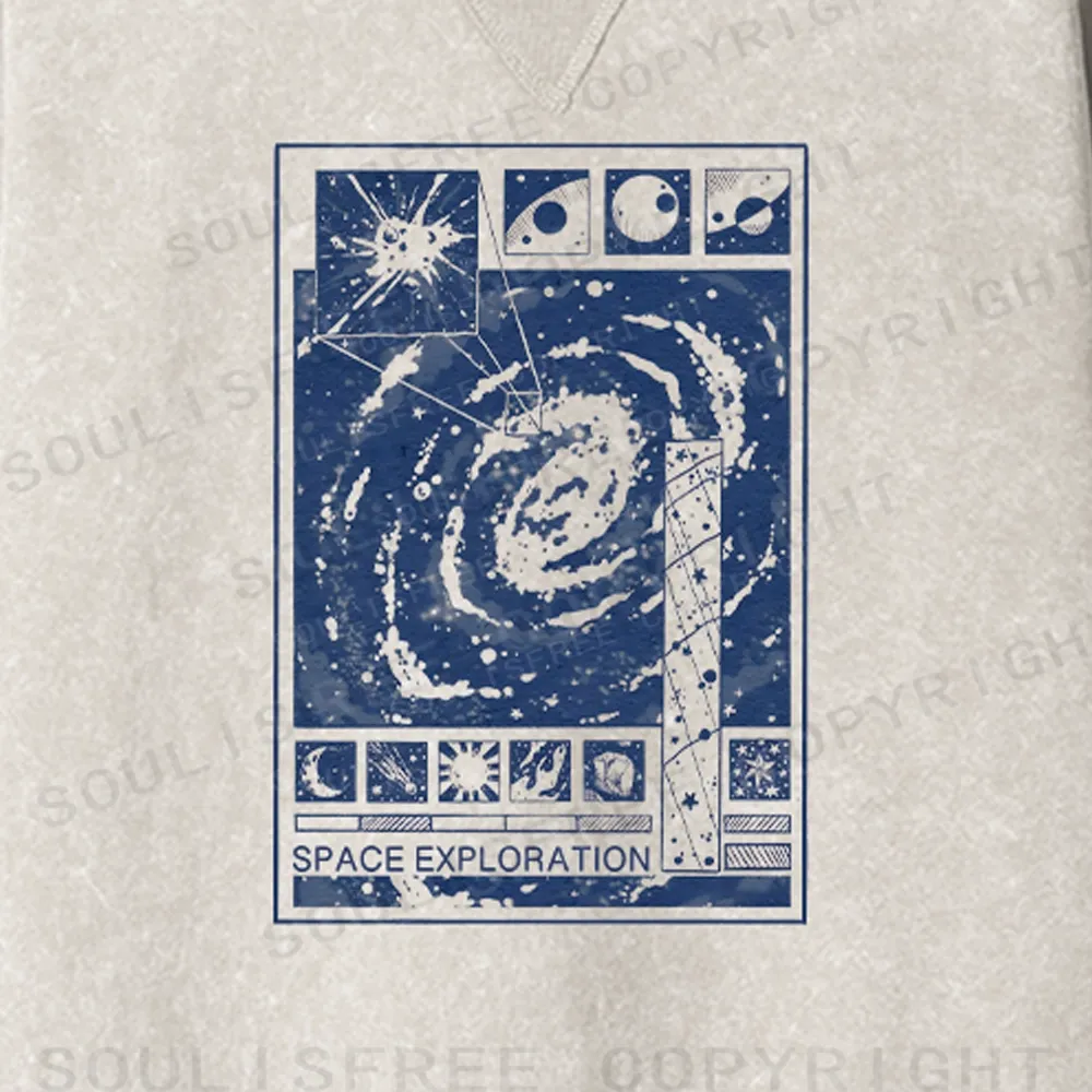 Space Exploration Fit Washed Sweatshirt