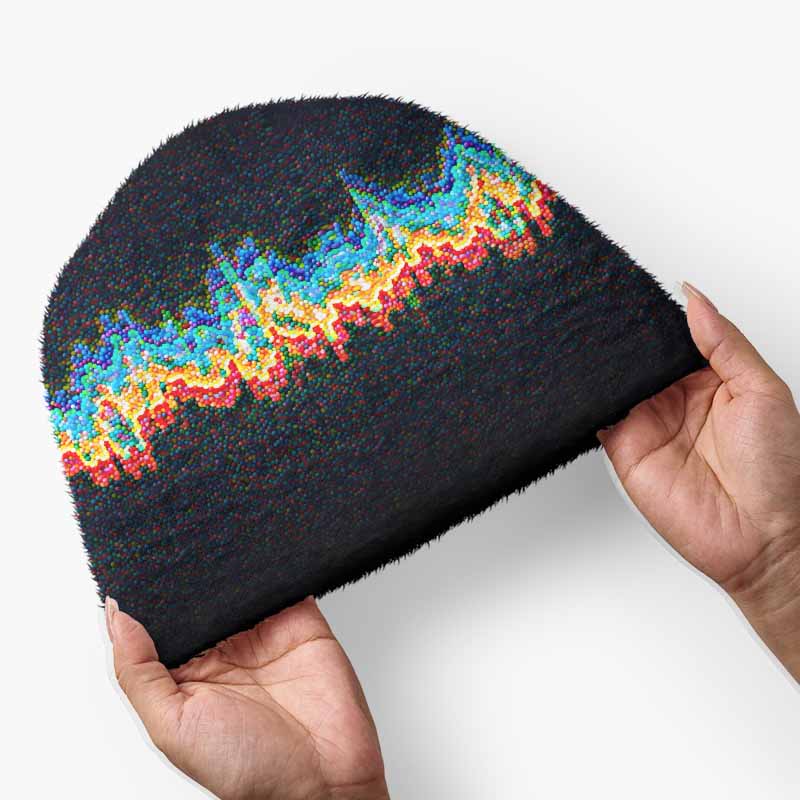 Soulisfree Energy Signal Fuzzy Beanie