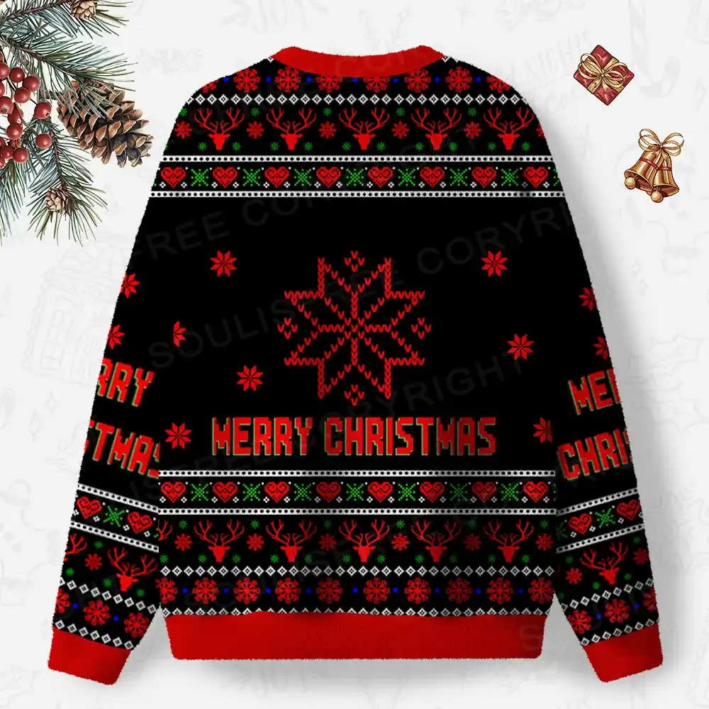 Reminder Of Strangers Ugly Christmas Knit Sweatshirt