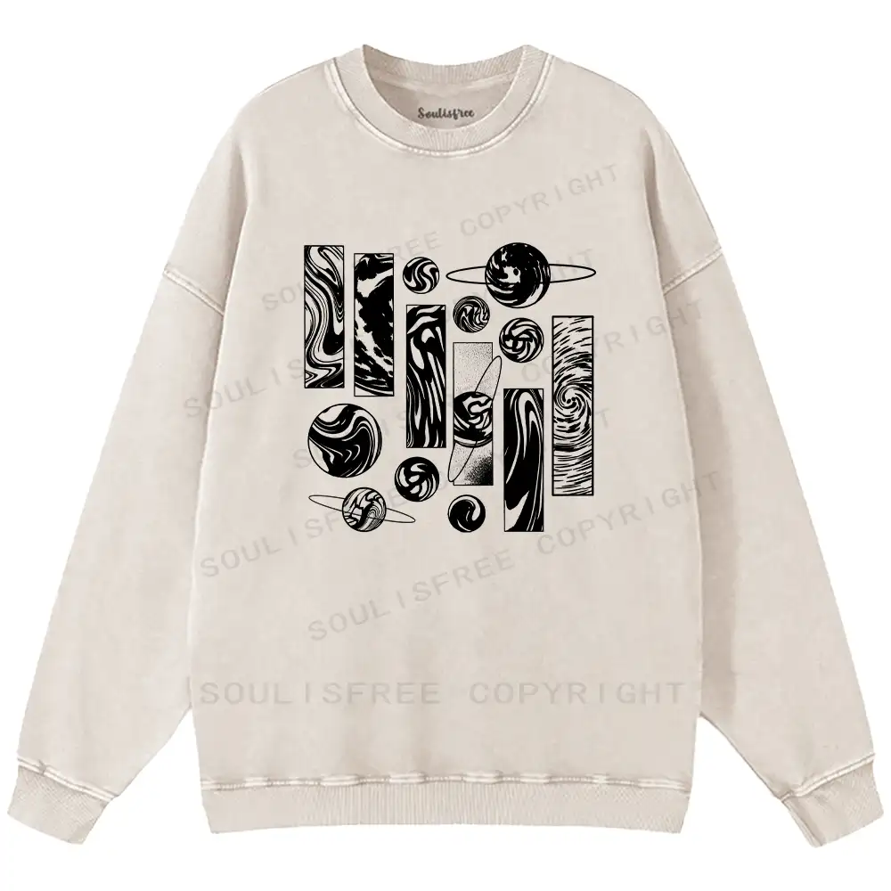 Galaxy Washed Sweatshirts