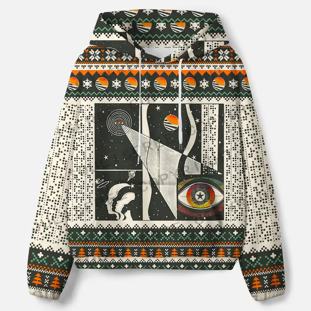 Visionary Space All-Over Print Hoodie