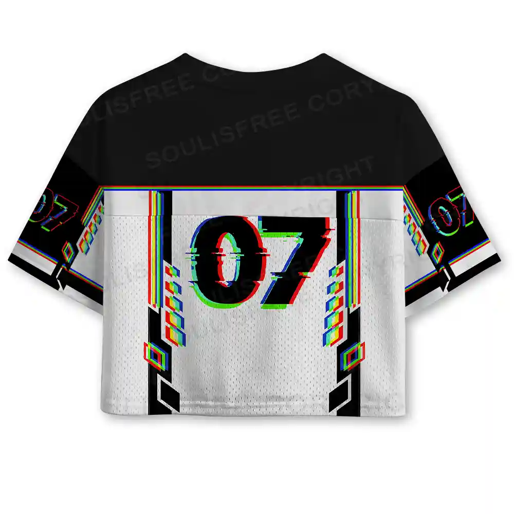 Mind Distortion Cropped Jersey