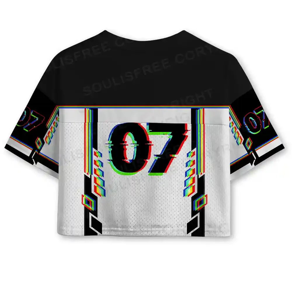 Mind Distortion Cropped Jersey