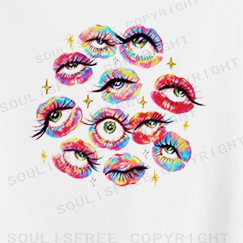 Soulisfree Eyes Everywhere Crop Tee