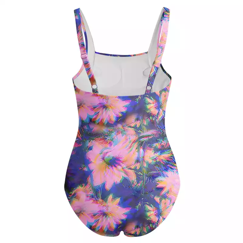 Soulisfree Iridescent Bloom One‑Piece Swimsuit