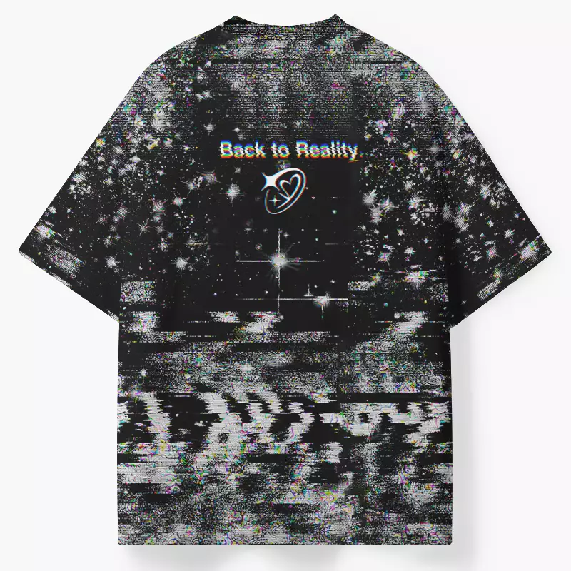 Soulisfree Back To Reality Glitch ECO‑PERF Graphic Tee