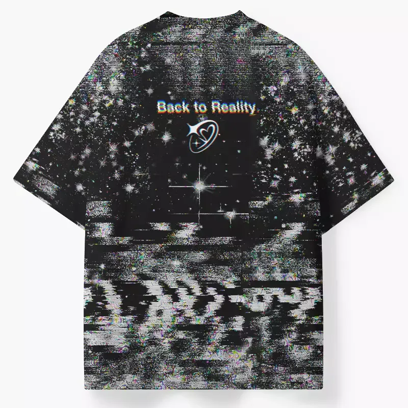 Soulisfree Back To Reality Glitch ECO‑PERF Graphic Tee
