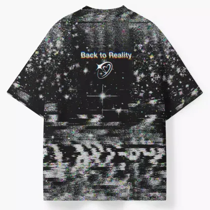 Soulisfree Back To Reality Glitch ECO‑PERF Graphic Tee