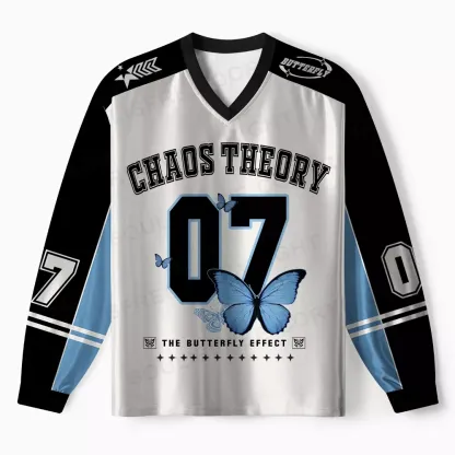 Personalized Chaos Theory Long Sleeve Jersey