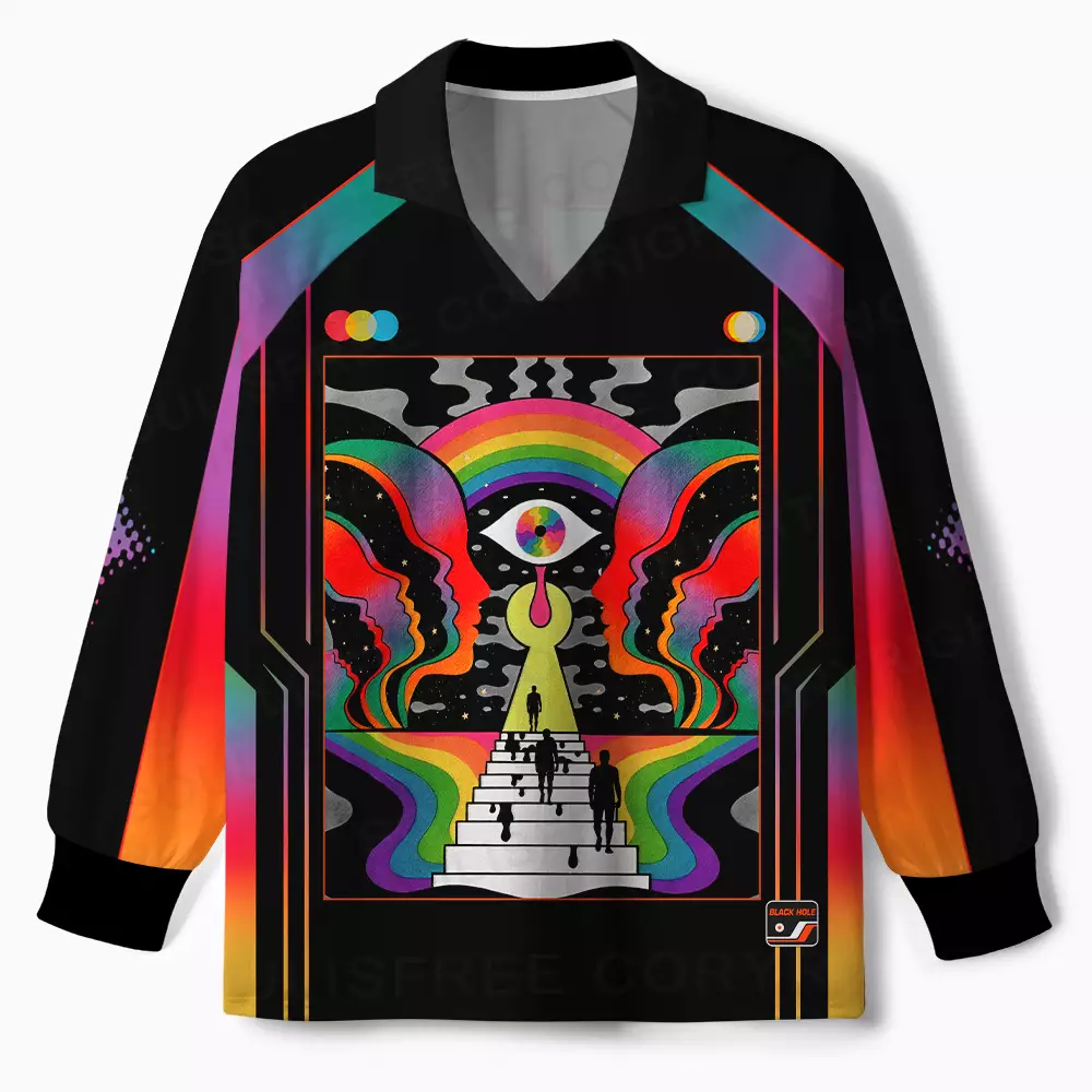 Step Into the Mind Long Sleeve Polo Jersey