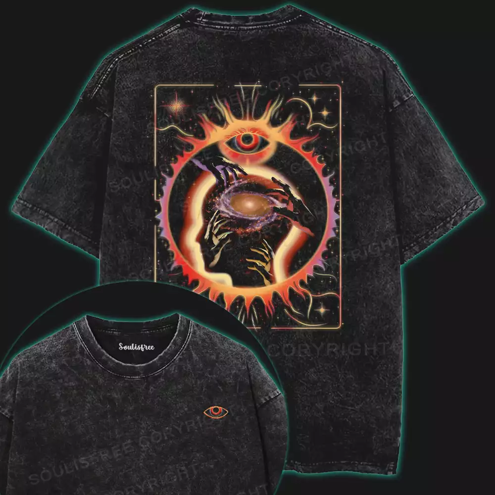 Mind of the Universe Washed Space T-shirt
