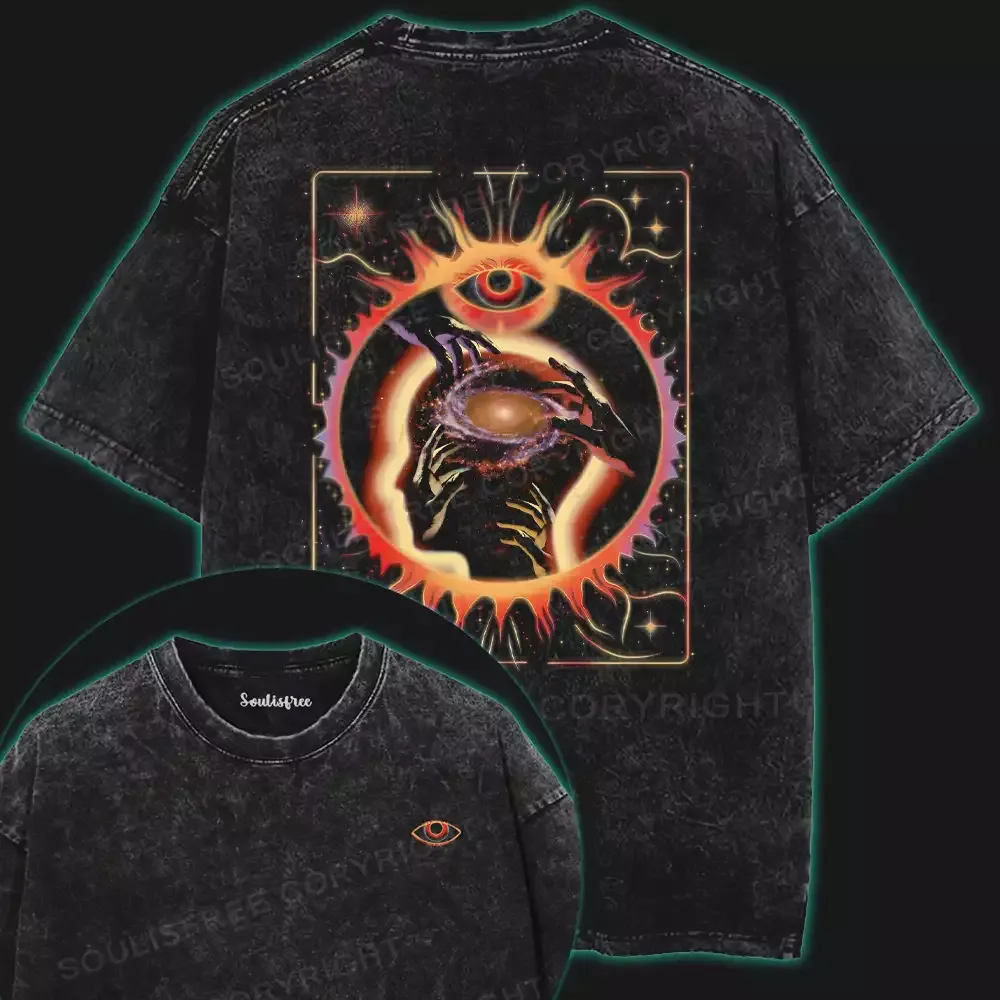 Mind of the Universe Washed Space T-shirt