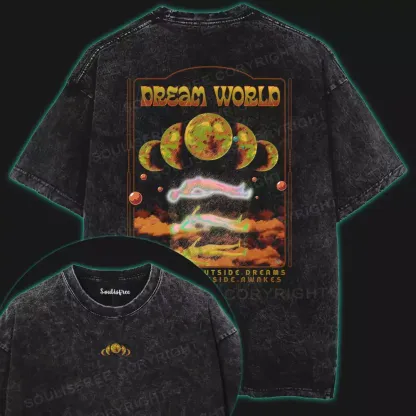Dream World Washed Space T-shirt