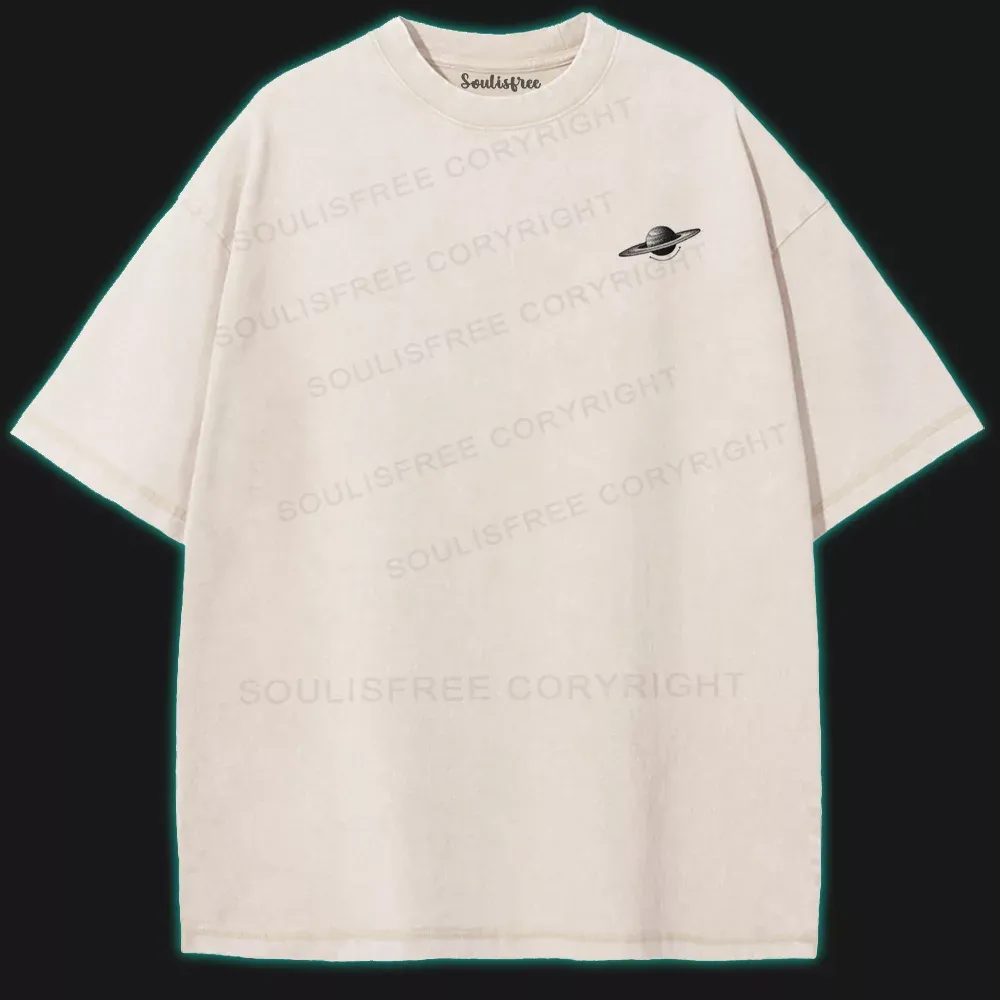 IT WILL PASS Washed Space T-shirt