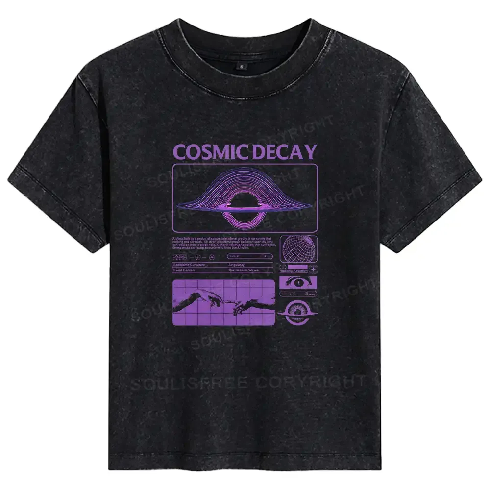 Designed The Eternal Disappearance Basic Washed T-shirt