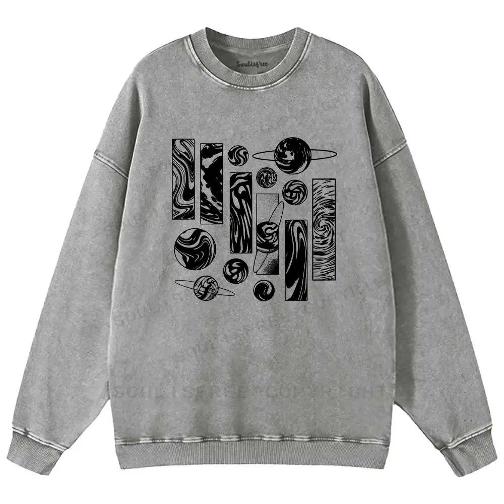 Galaxy Washed Sweatshirts