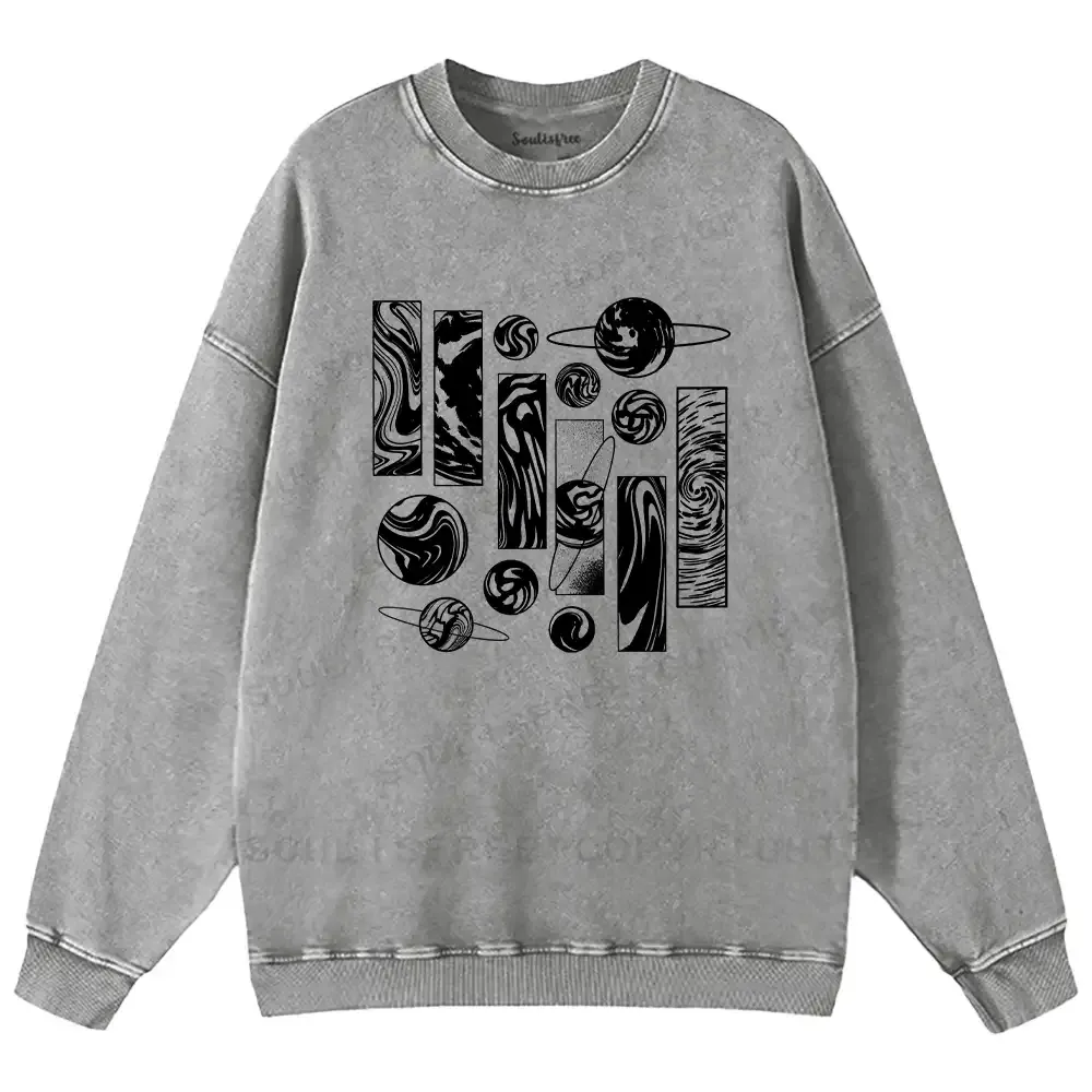 Galaxy Washed Sweatshirts
