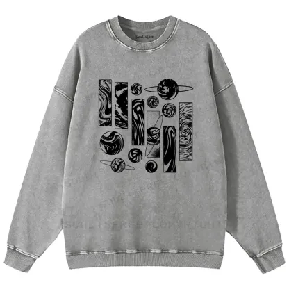 Galaxy Washed Sweatshirts