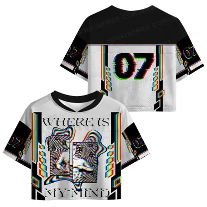 Mind Distortion Cropped Jersey