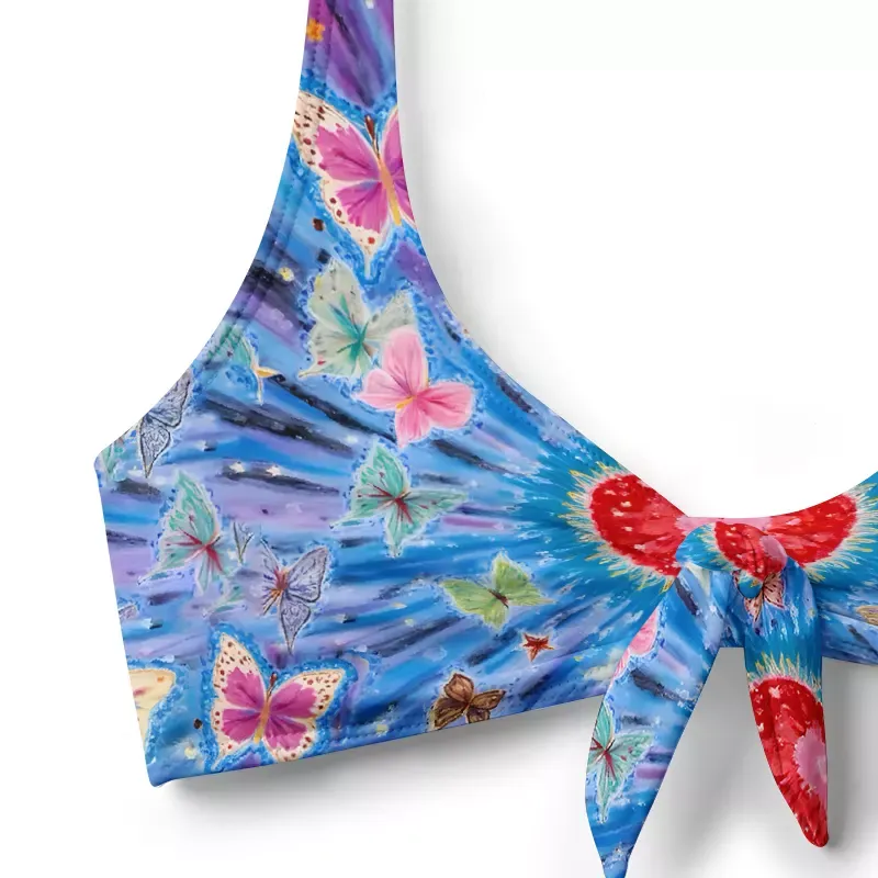 Soulisfree Stellar Wings Wave Glitch Bow Bikini