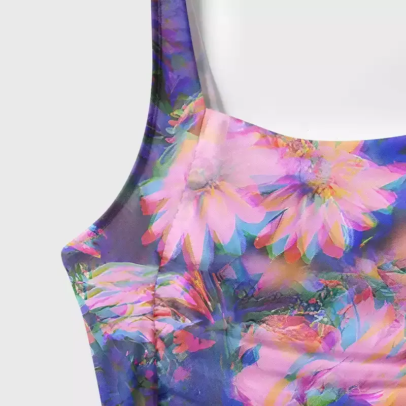 Soulisfree Iridescent Bloom One‑Piece Swimsuit