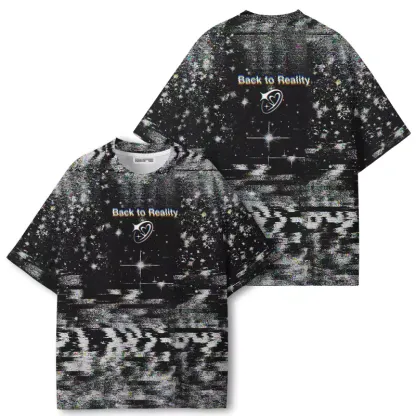 Soulisfree Back To Reality Glitch ECO‑PERF Graphic Tee
