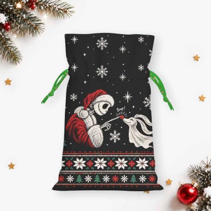 Soulisfree  Nightmare Christmas Christmas Gift Pouch