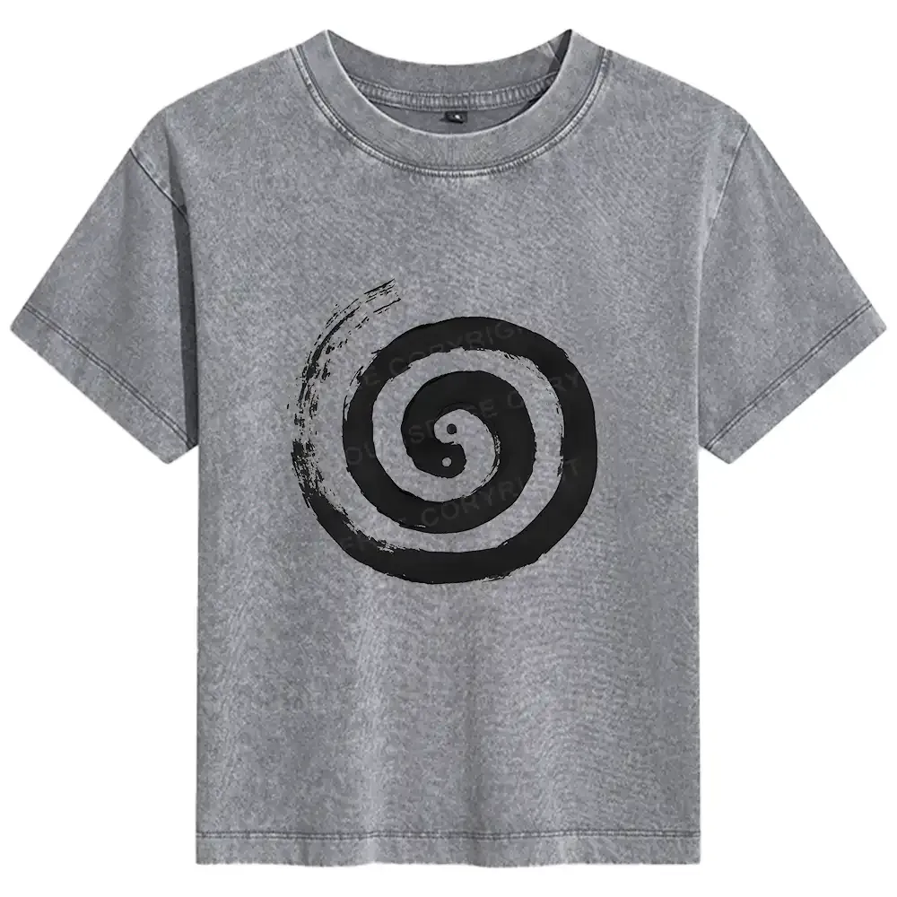 The Cycle Of Life Basic Washed T-shirt