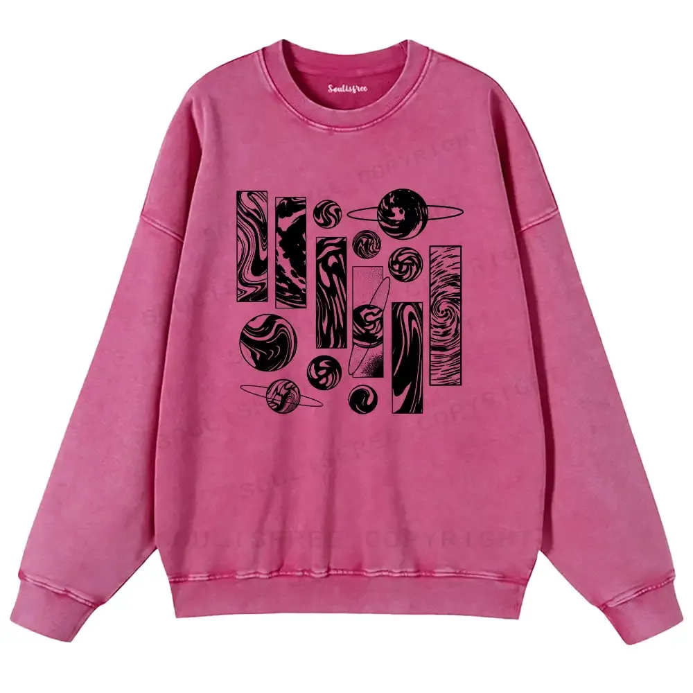 Galaxy Washed Sweatshirts