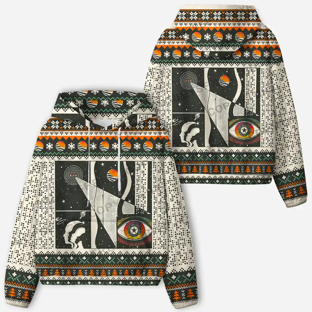 Visionary Space All-Over Print Hoodie