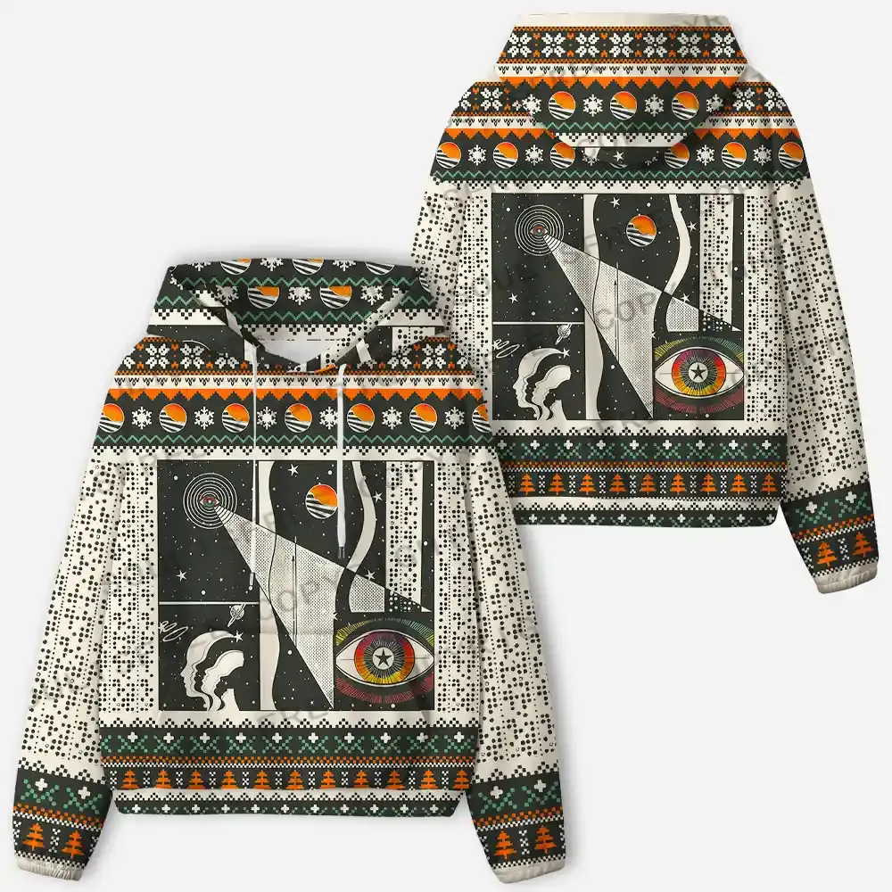 Visionary Space All-Over Print Hoodie
