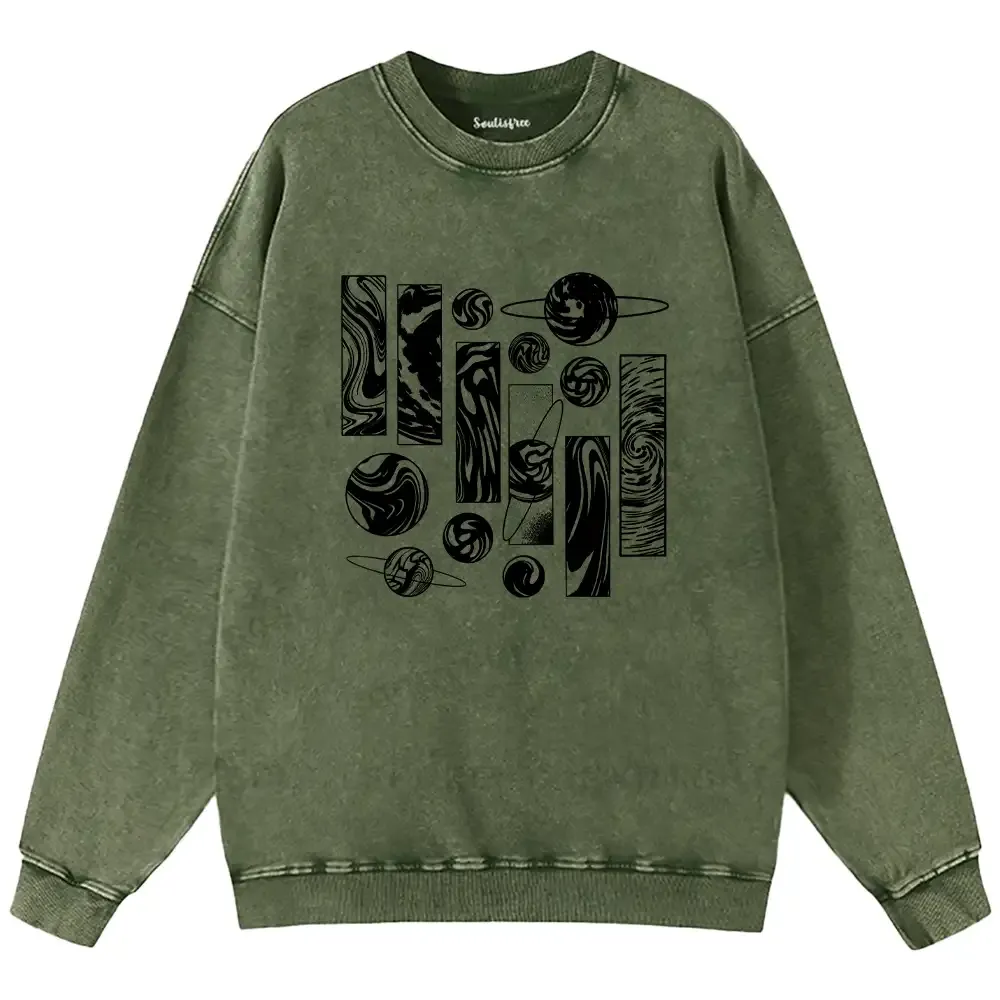 Galaxy Washed Sweatshirts