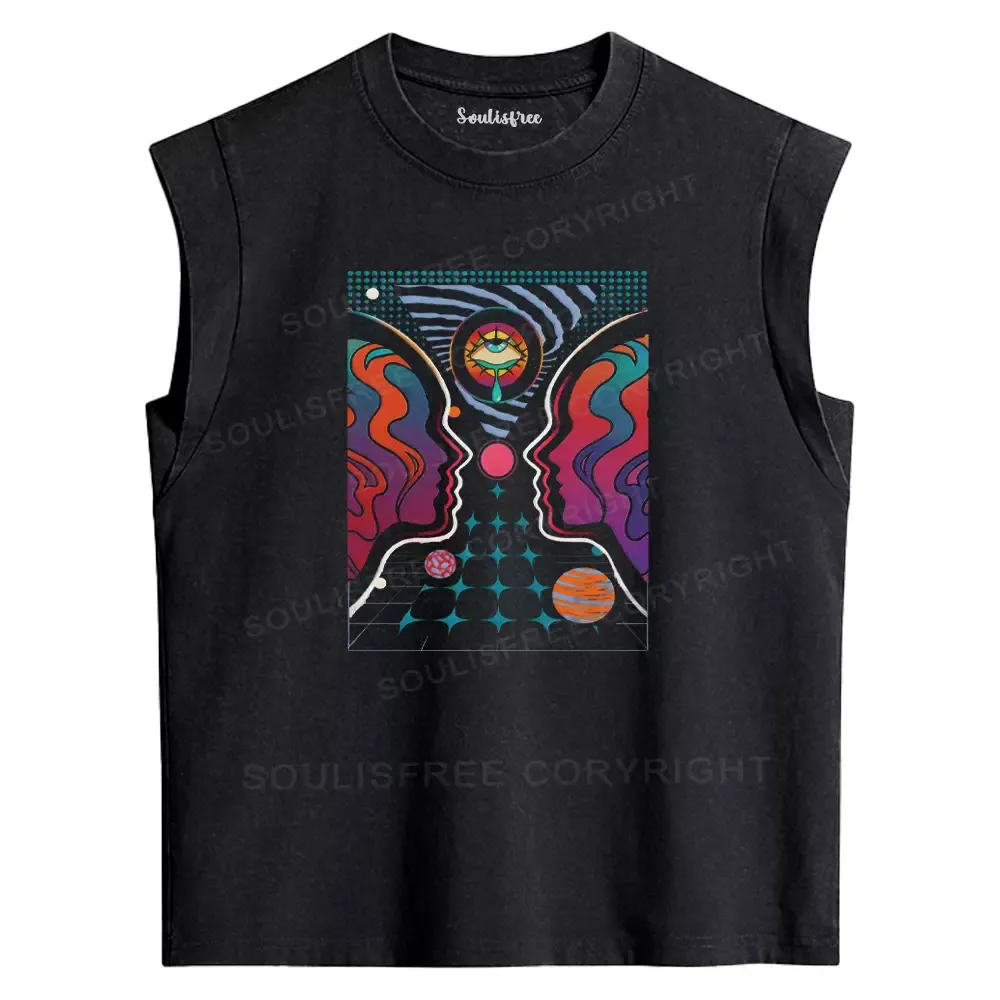 Designed Look Within Washed Tank Tops