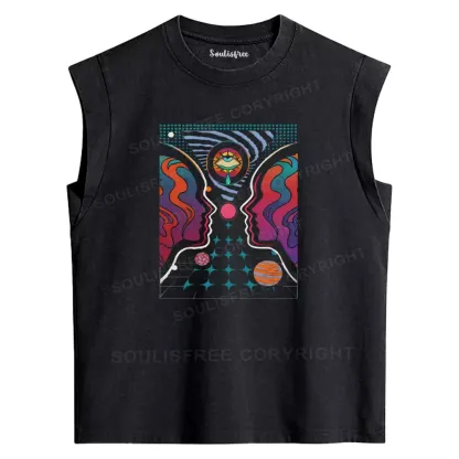 Look Within Washed Tank Tops