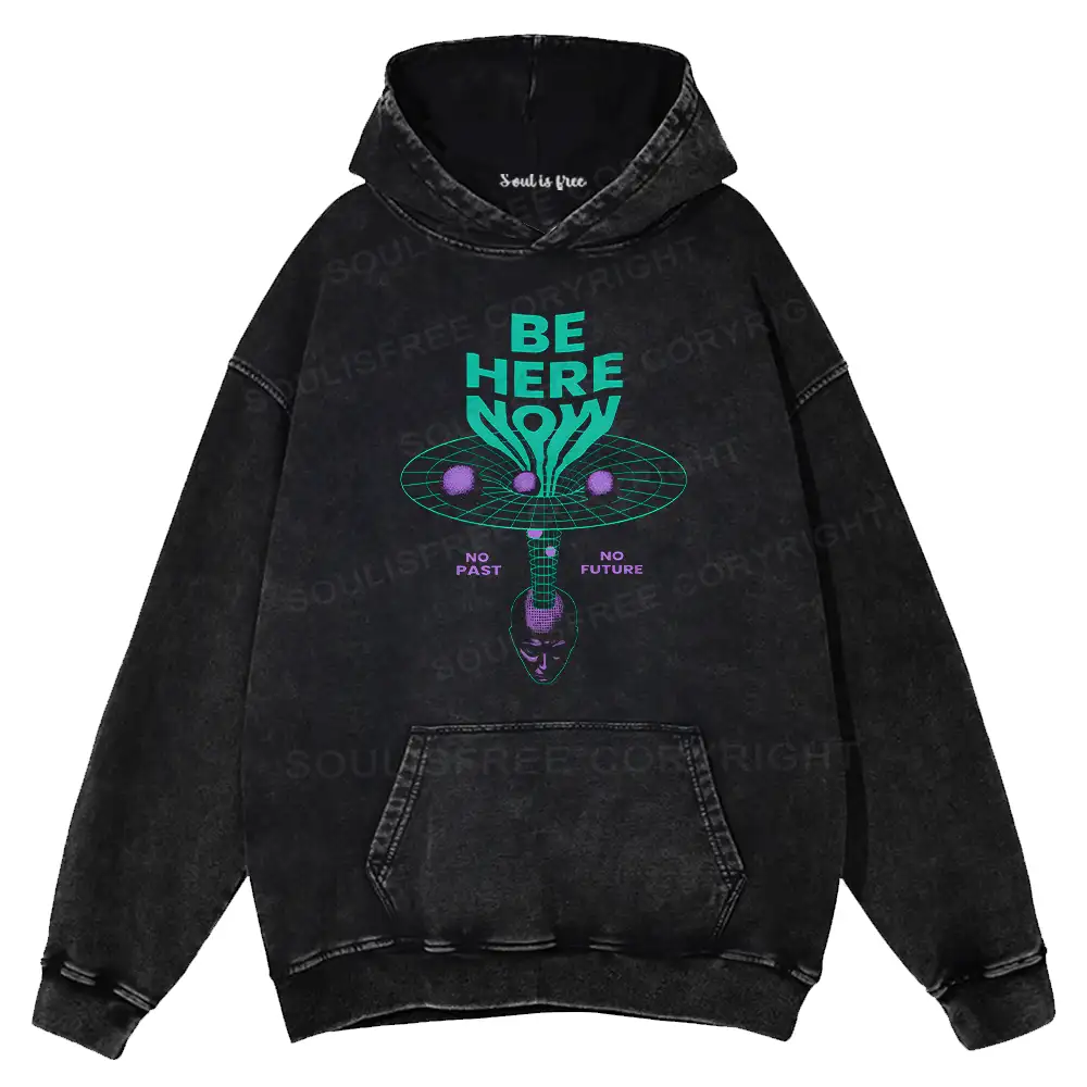 Here Now Washed Hoodie