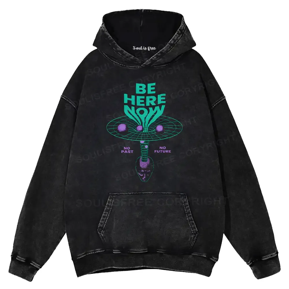 Designed Here Now Washed Hoodie