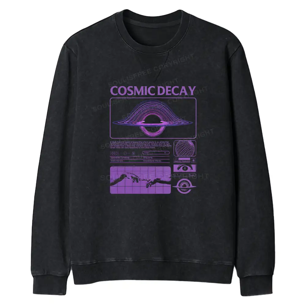 The Eternal Disappearance Regular Fit Washed Sweatshirt