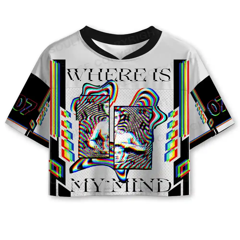 Mind Distortion Cropped Jersey