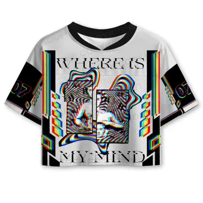 Mind Distortion Cropped Jersey