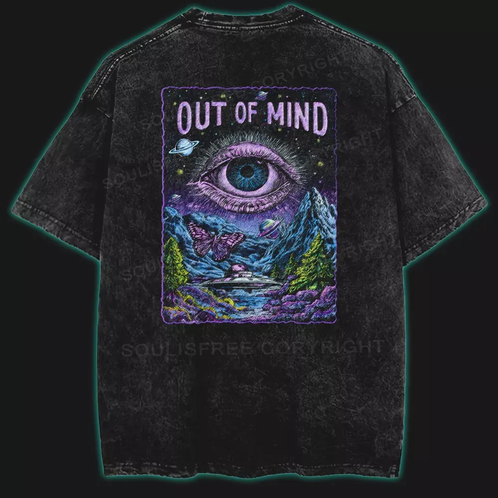 Designed Out of Mind, Into the Cosmos Washed Space T-shirt