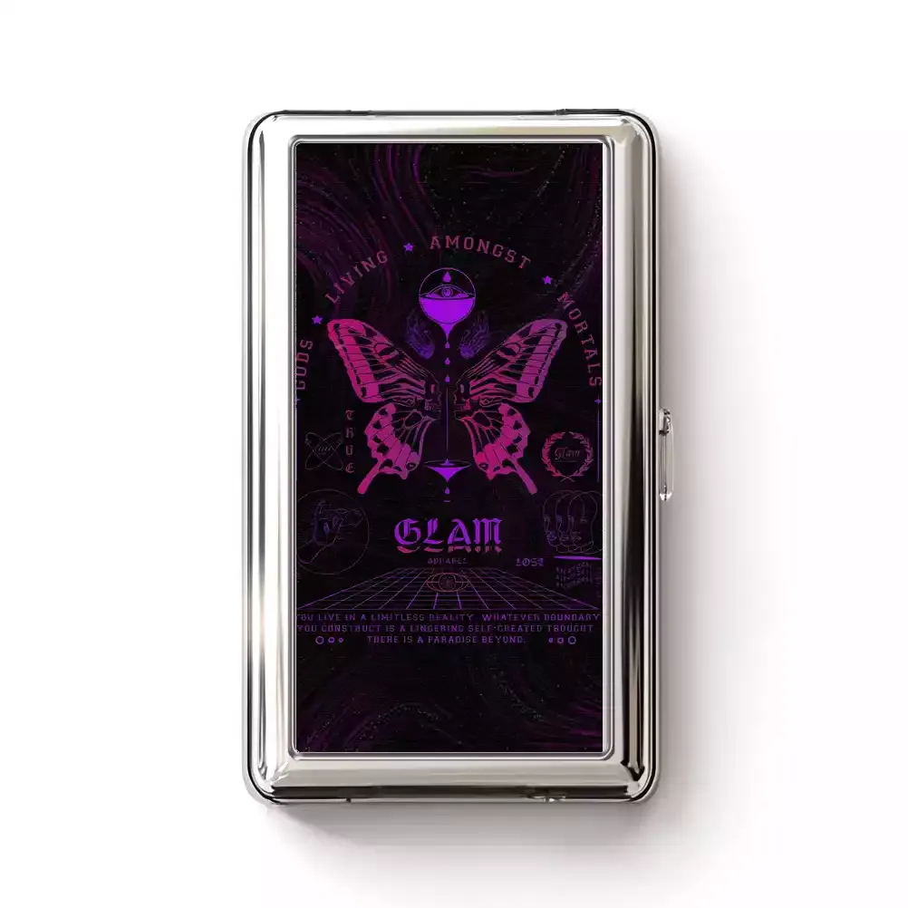 Designed Soulisfree Gods Living Among Us Metal Pocket Case