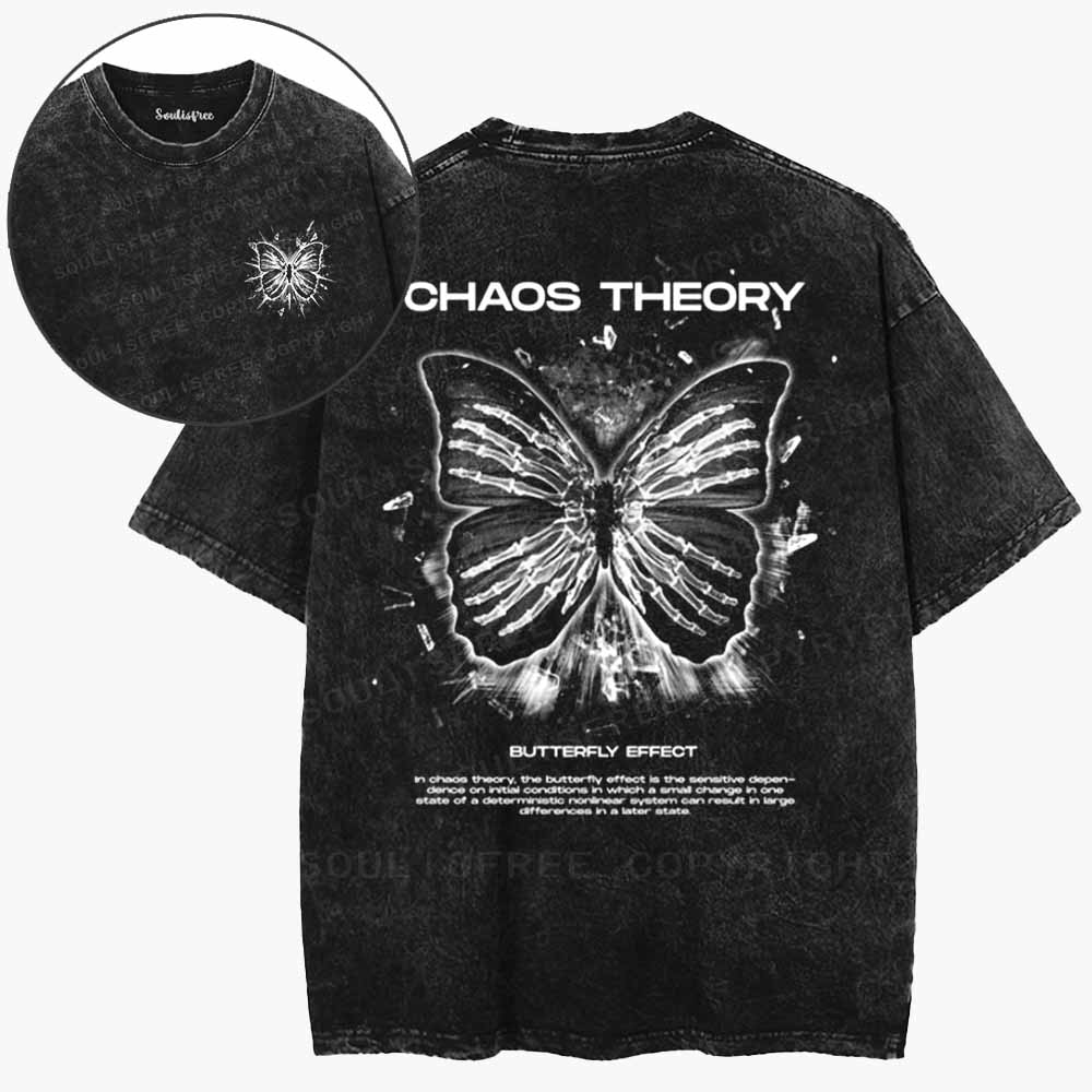 Soulisfree Small Wings, Infinite Chaos Washed Tee